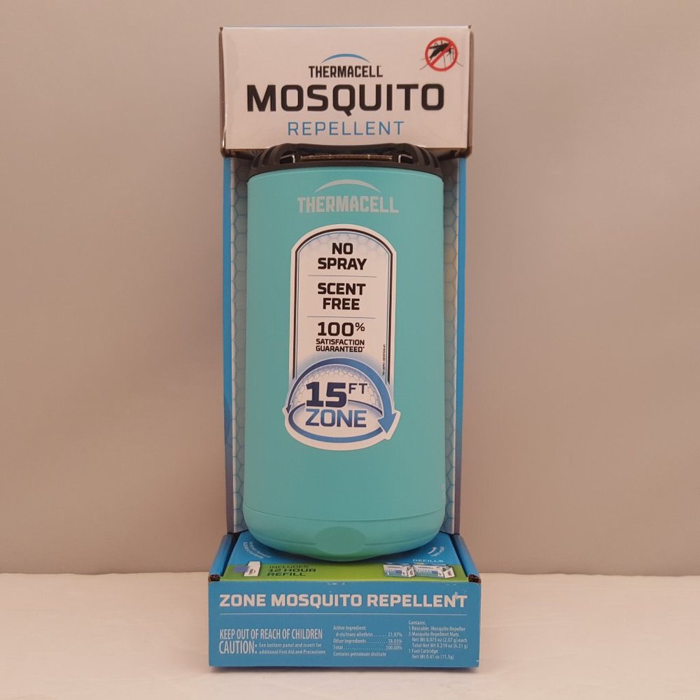 Thermacell Patio Shield Zone Mosquito Repellent Aqua MRPSB  USPS1 LM0521